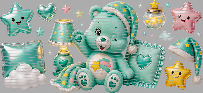 16oz Care Bears-Be-262